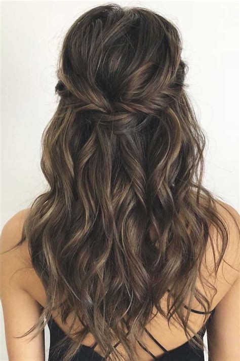 Half up half down hairstyles is among the very well-known hairstyles amongst brides, and the most practical. The hairstyle suits many different skin tones and face contours and functions well with mid-length to long hair, although can also be tried with shorter locks also. There are easy half-up styles that work for wavy or straight hair in a ...